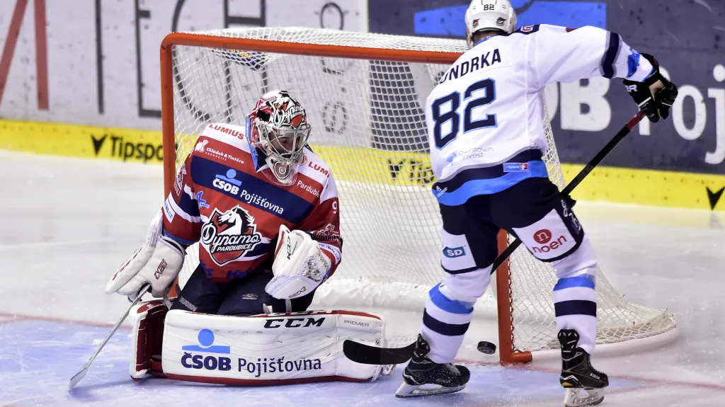 Utkání Pardubice - Chomutov