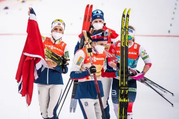 Vítězná norská štafeta