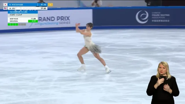 Krasobruslařka Liuová vede v Číně po krátkém programu