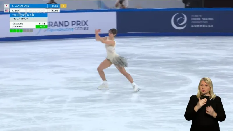 Krasobruslařka Liuová vede v Číně po krátkém programu