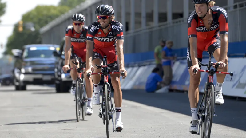 Trénink stáje BMC v Richmondu