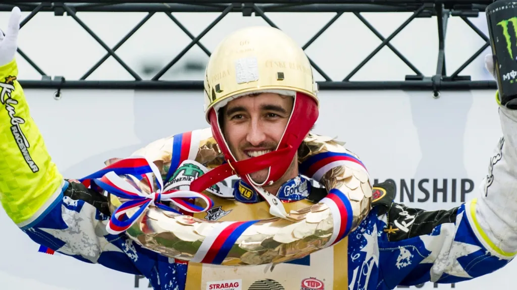 Vítěz 66. ročníku Zlaté přilby Chris Holder z Austrálie