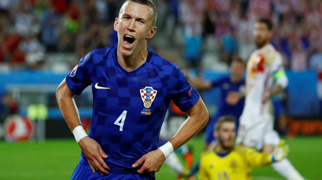 Ivan Perišič rozhodl o výhře nad Španělskem