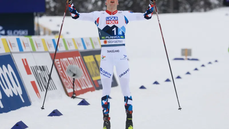 Dramatický závěr soutěže družstev v severské kombinaci na MS v Planici