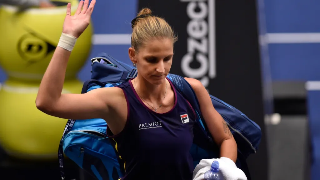 Karolína Plíšková se loučí s turnajem v Ostravě hned v prvním kole