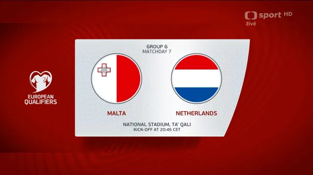 Sestřih utkání Malta – Nizozemsko
