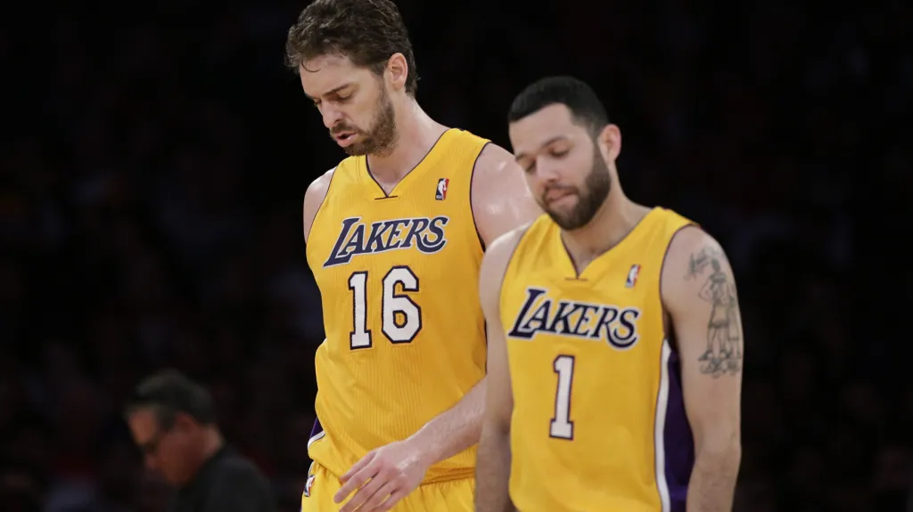 Zklamaní hráči Lakers 