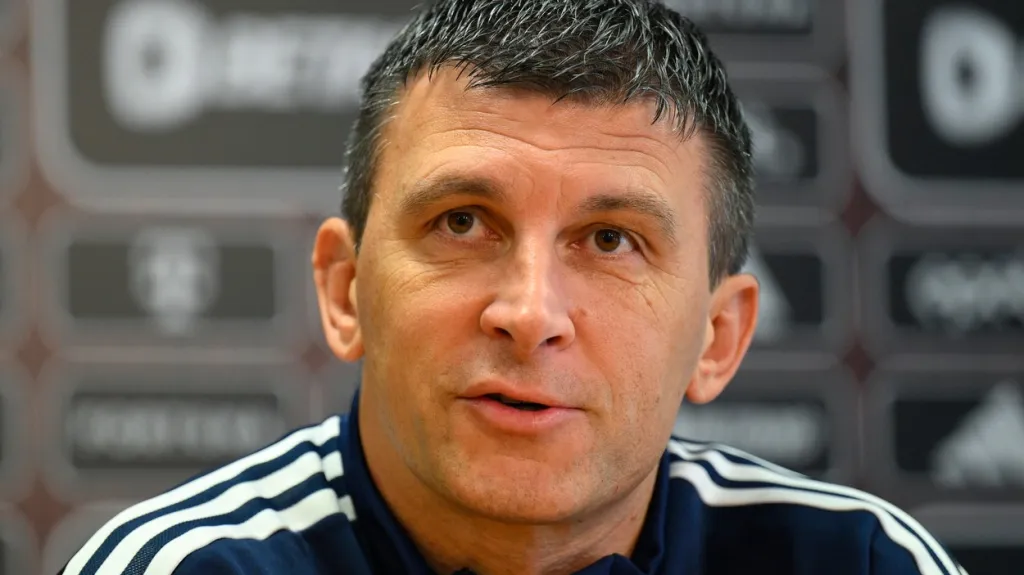 Trenér fotbalistů Dinama Záhřeb Sergej Jakirović