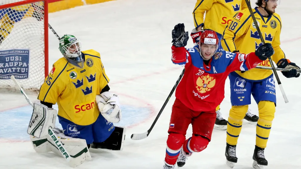 Utkání Švédsko - Rusko