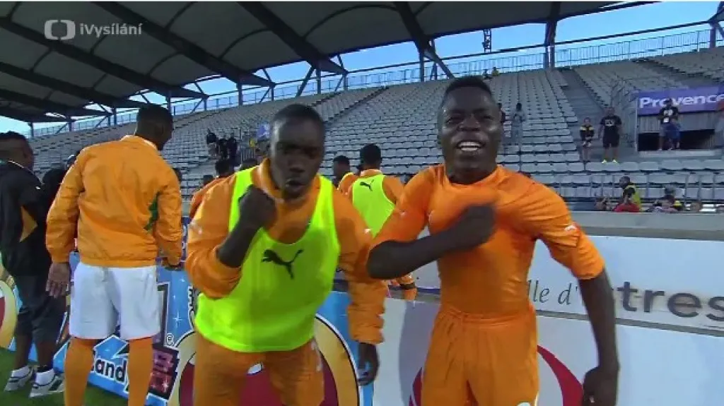 Radost hráčů Pobřeží Slonoviny