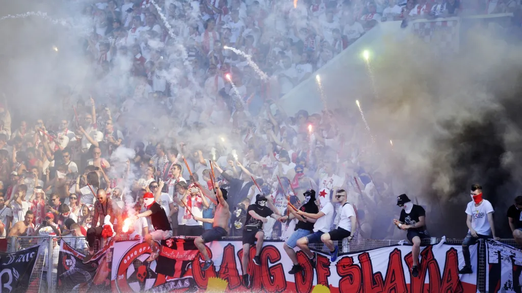 Fanoušci fotbalové Slavie