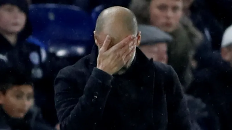 Zklamaný Pep Guardiola