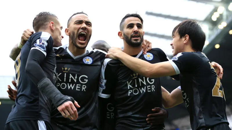 Slavící hráči Leicesteru City