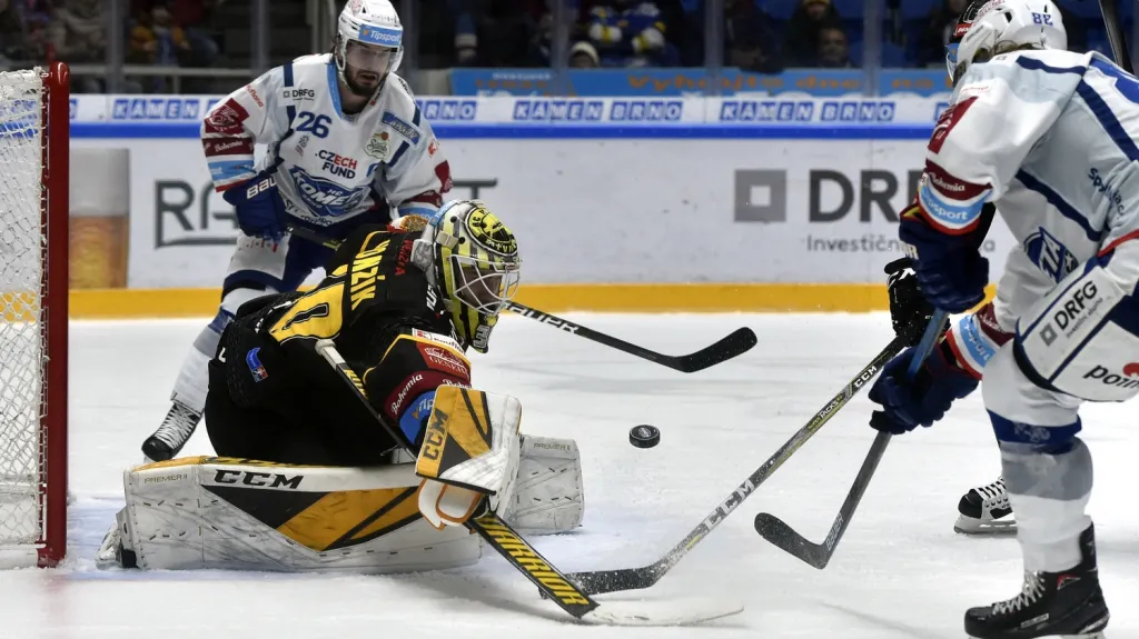 Martin Zaťovič v utkání s Litvínovem