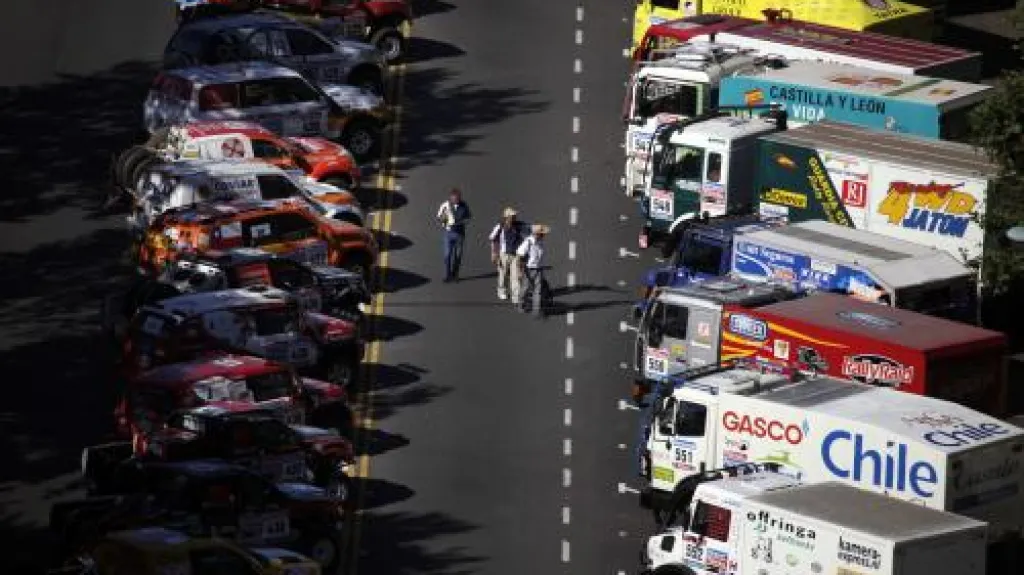 Auta na startu Rallye Dakar