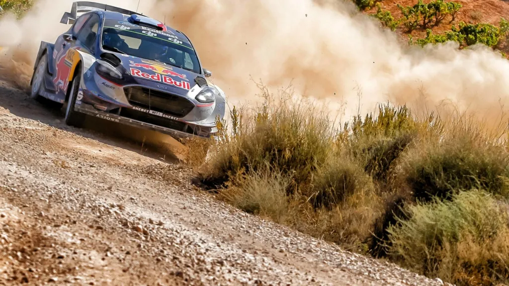 Sebastian Ogier během Katalánské rallye