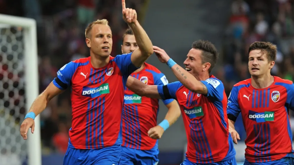 Radost hráčů Plzně