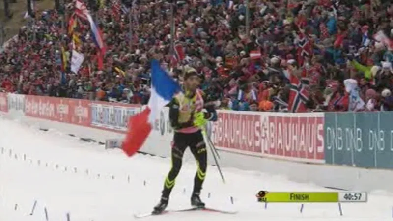 Poslední závod SP biatlonistů vyhrál v Oslu Fourcade