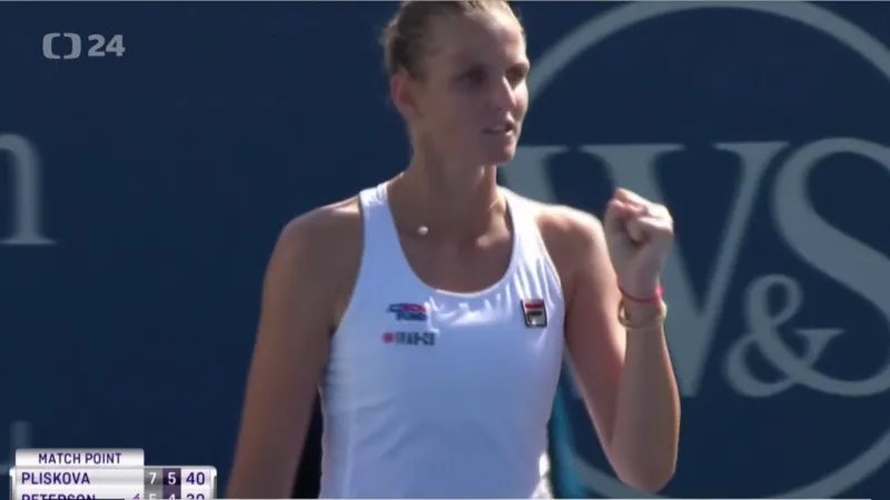 Plíšková udolala Petersonovou a je v Cincinnati ve čtvrtfinále