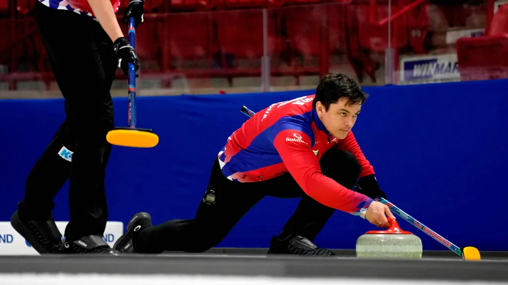 Skip českého týmu Lukáš Klíma