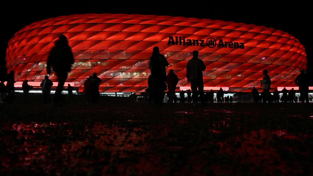 Allianz Arena v Mnichově hostí finále Ligy mistrů