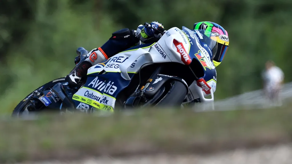 Karel Abraham při závodě Grand Prix v Brně