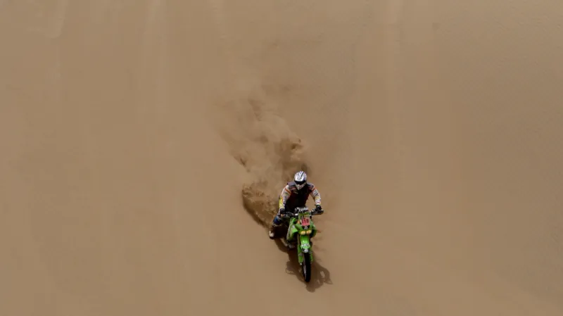 Roman Krejčí na Dakaru