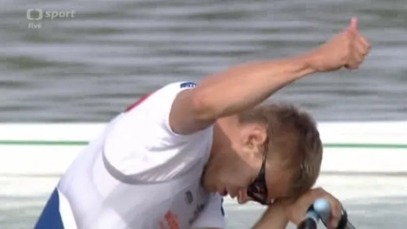 Zlatá jízda skifaře Ondřeje Synka na MS