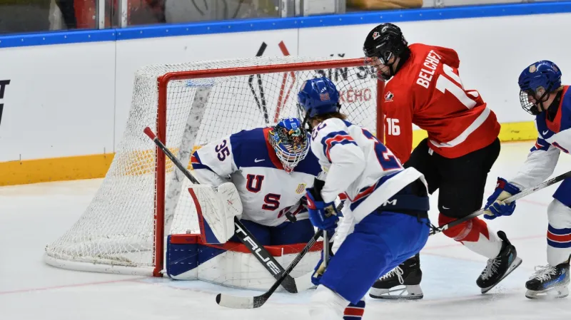 Sestřih semifinále Kanada 18 – USA 18