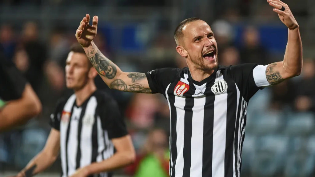 Kapitán fotbalistů Českých Budějovic Jiří Kladrubský