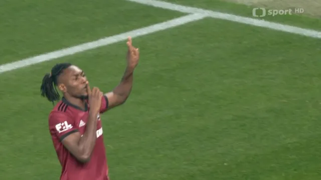 Gól v utkání Slavia – Sparta: 2:2 – Olatunji (70. min.)