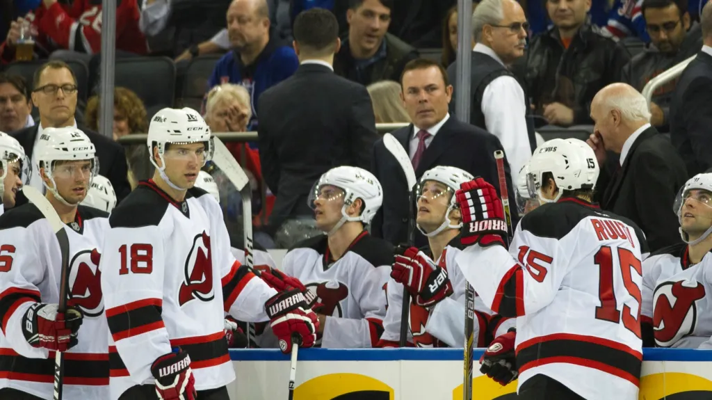 Střídačka New Jersey Devils