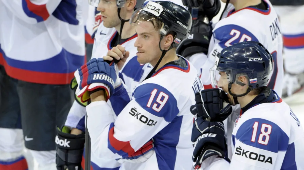 Zklamaní hokejisté Slovenska