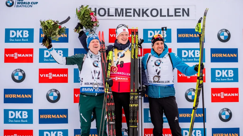 Tři nejlepší sprinterského závodu v Oslu