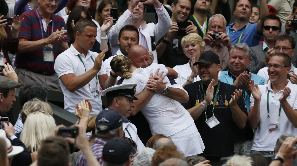 Vítězka Wimbledonu Petra Kvitová