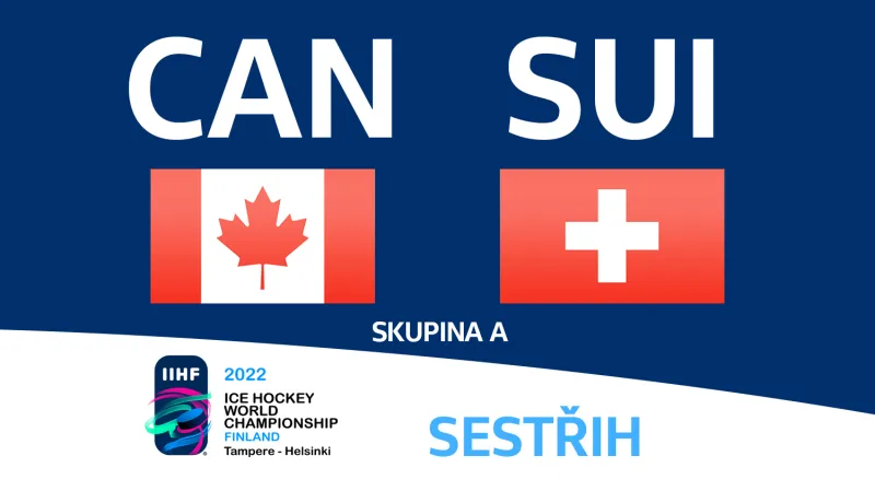 Sestřih utkání Kanada – Švýcarsko