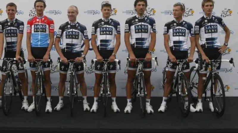 Stáj Saxo Bank na Tour 2010