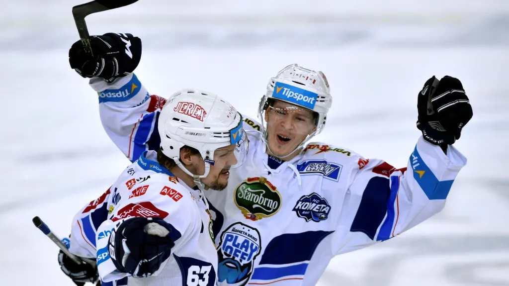 Ondřej Němec a Jakub Krejčík z Komety Brno