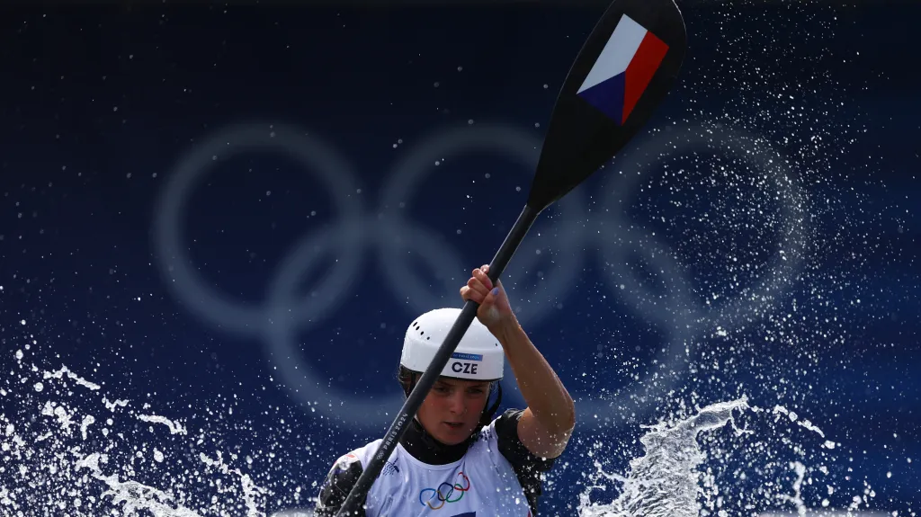 Antonie Galušková v semifinále OH