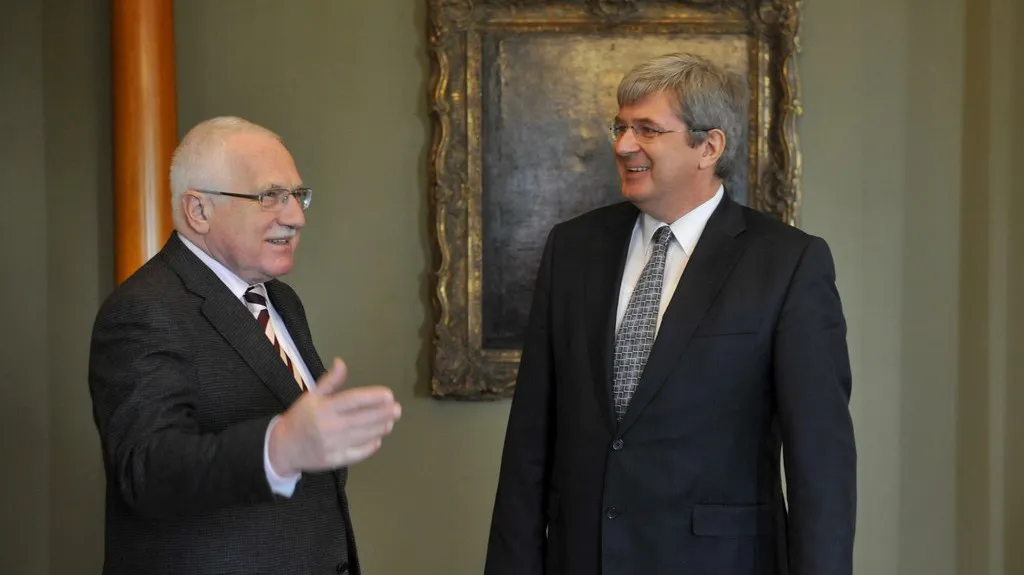 Václav Klaus a Miroslav Jansta