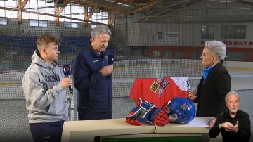 Trenér Tomajko a reprezentant Huk před MS hráčů do 18 let