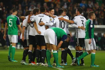 Němci slaví kvalifikační výhru nad Severním Irskem