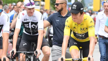 Chris Froome a Geraint Thomas