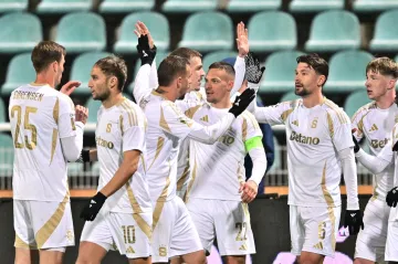 Fotbalisté Sparty se radují