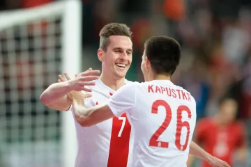 Radost fotbalistů Polska