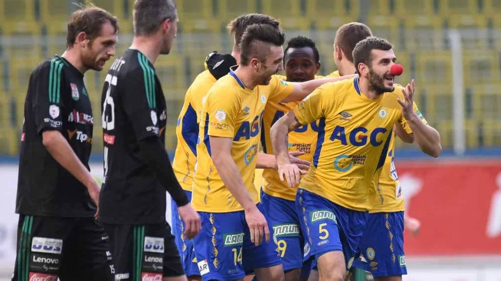 Radost fotbalistů Teplic