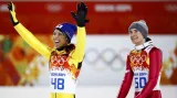 Kamil Stoch a Noriaki Kasai