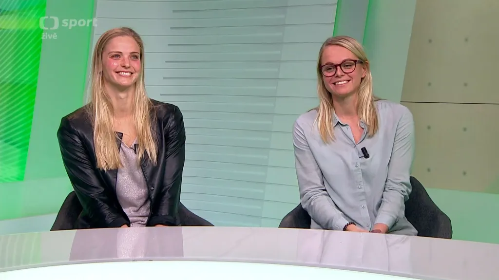 Simona Kubová a Kristýna Horská v rozhovoru Sportovních zpráv