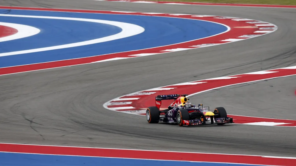 Sebastian Vettel během VC USA