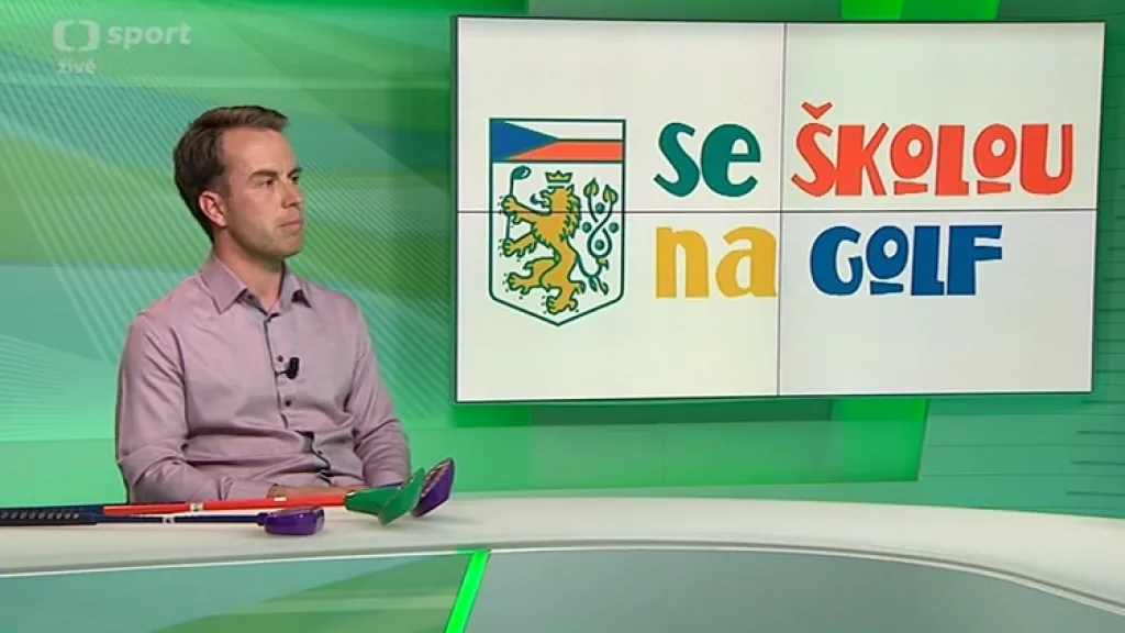 Host Sportovních zpráv: Tomáš Malec představil projekt Se školou na golf